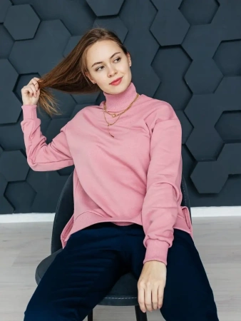 Свитер с горлом кофта с длинным рукавом ДФ542