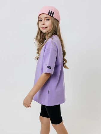 Футболка для девочки с принтом хлопок летняя пляжная