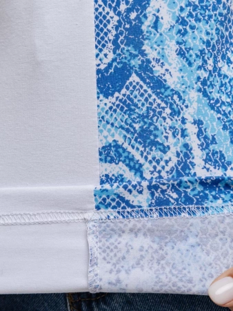 Футболка хлопок с принтом нарядная больших размеров