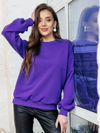 Свитшот женский оверсайз больших размеров ДФ545