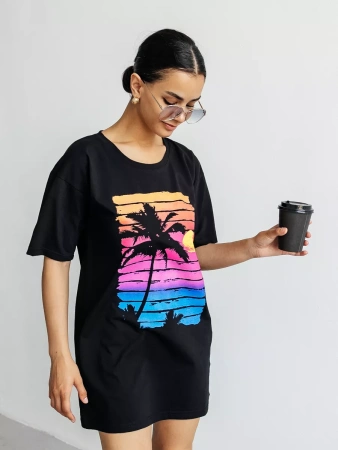 Туника платье домашнее повседневное больших размеров