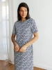 Платье женкое трикотажное домашнее больших размеров ПЛК609