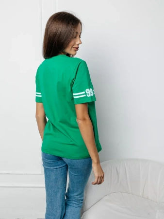 Футболка хлопок с принтом  летняя больших размеров