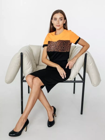 Футболка хлопок с принтом новогодняя больших размеров