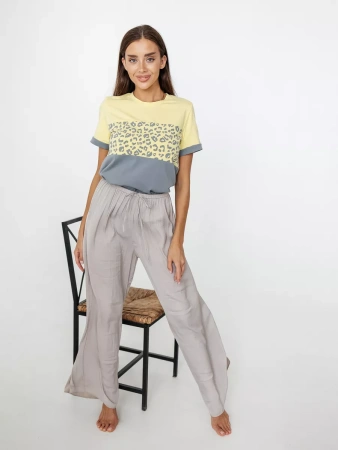 Футболка хлопок с принтом новогодняя больших размеров