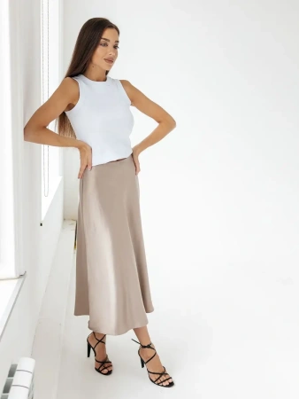 Топ под пиджак в рубчик спортивная майка МК558