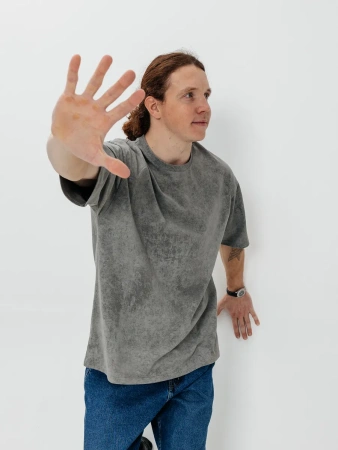 Футболка варенка базовая оверсайз хлопковая летняя