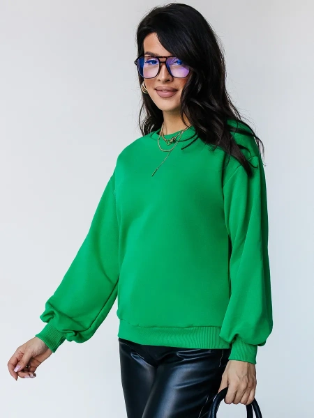 Свитшот женский оверсайз больших размеров ДФ545