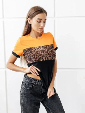 Футболка хлопок с принтом новогодняя больших размеров