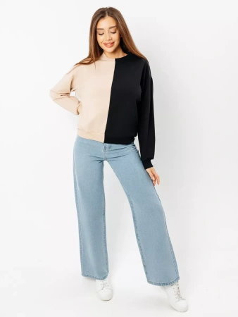 Свитшот женский толстовка больших размеров кофта ДФ581