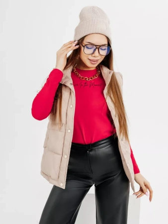 Лонгслив женский облегающий с принтом нарядный ДК589