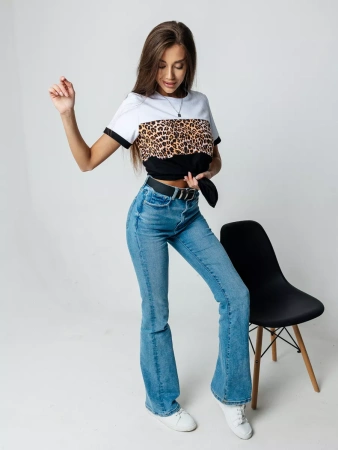 Футболка хлопок с принтом новогодняя больших размеров