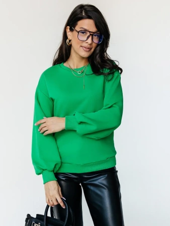 Свитшот женский оверсайз больших размеров ДФ545