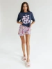 Пижама женская с шортами большие размеры хлопок
