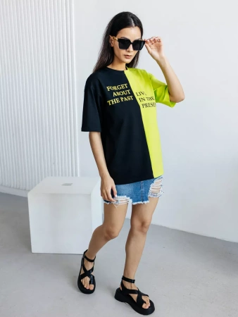 Футболка с принтом больших размеров спортивная ФК531