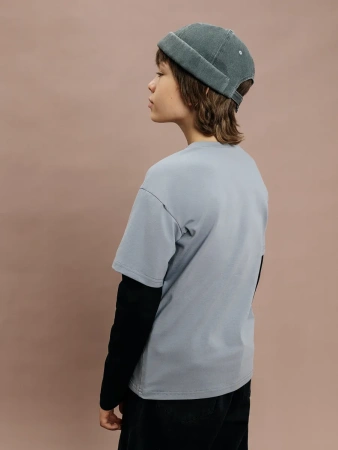 Лонгслив с двойным рукавом для подростка