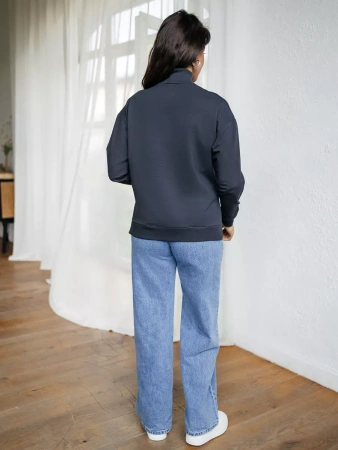 Свитер женский кофта оверсайз больших размеров