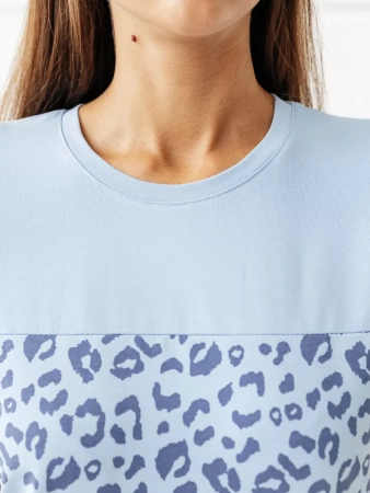 Футболка хлопок с принтом новогодняя больших размеров