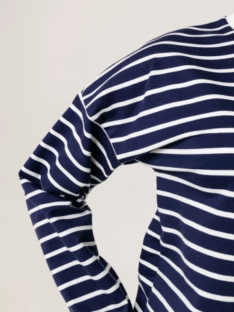 Кофта в полоску нарядная больших размеров джемпер