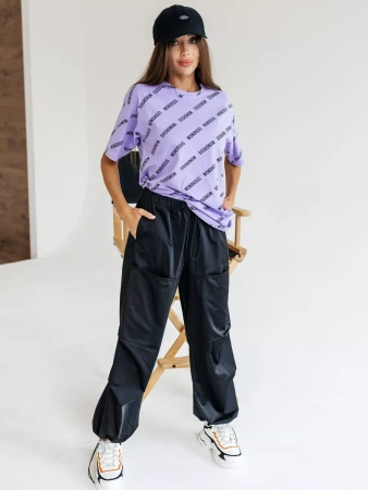 Футболка оверсайз с принтом большого размера