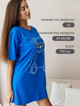 Туника платье домашнее повседневное больших размеров