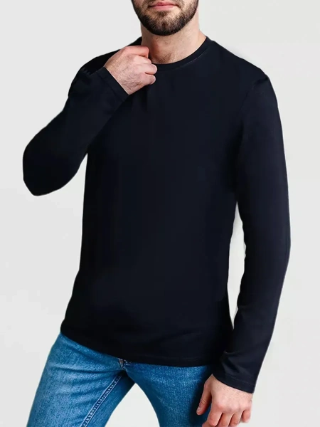 Свитшот однотонный базовый без начеса