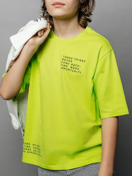 Футболка для мальчика подростка оверсайз с принтом