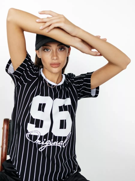 Футболка женская с принтом большого размера ФК570