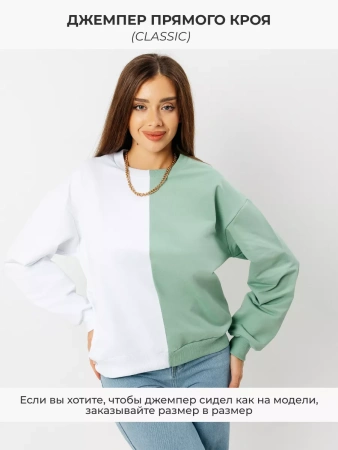 Свитшот женский толстовка больших размеров кофта ДФ581