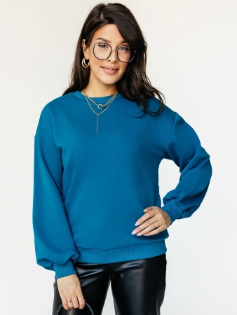 Свитшот женский оверсайз больших размеров ДФ545