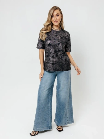Футболка женская нарядная блузка больших размеров