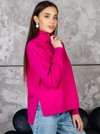 Джемпер женский с горлом свитер больших размеров дф539