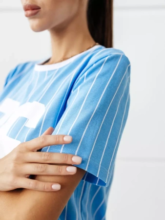 Футболка женская с принтом большого размера ФК570