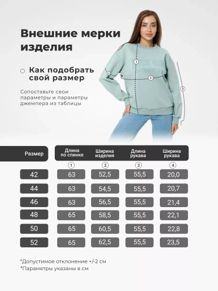 Свитшот женский толстовка больших размеров кофта ДФ579