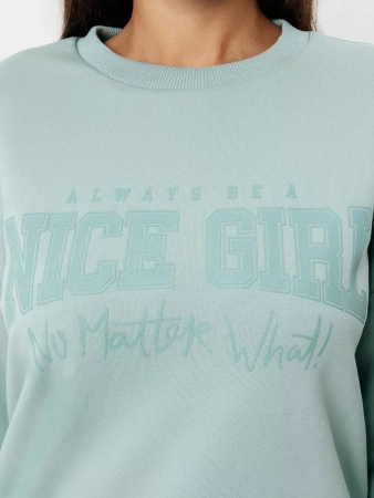 Свитшот женский толстовка больших размеров кофта ДФ579