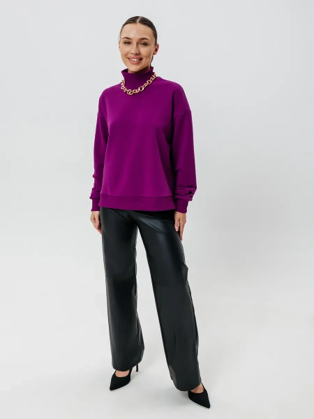 Свитер с горлом кофта с длинным рукавом ДФ542