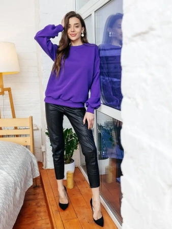 Свитшот женский оверсайз больших размеров ДФ545