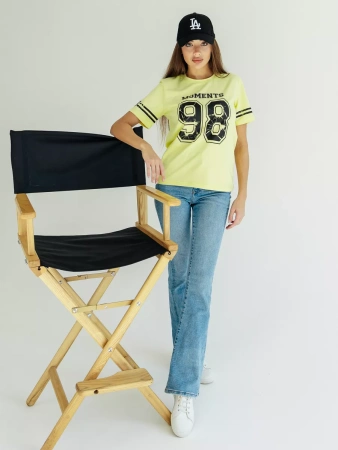 Футболка хлопок с принтом новогодняя больших размеров