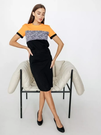 Футболка хлопок с принтом новогодняя больших размеров