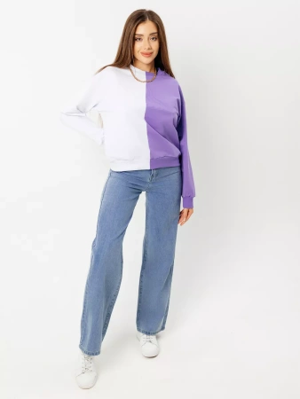 Свитшот женский толстовка больших размеров кофта ДФ581