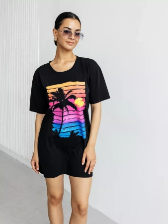 Туника платье домашнее повседневное больших размеров