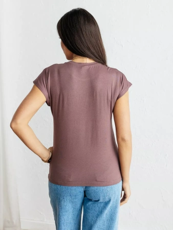 Футболка вискоза большого размера с принтом летняя